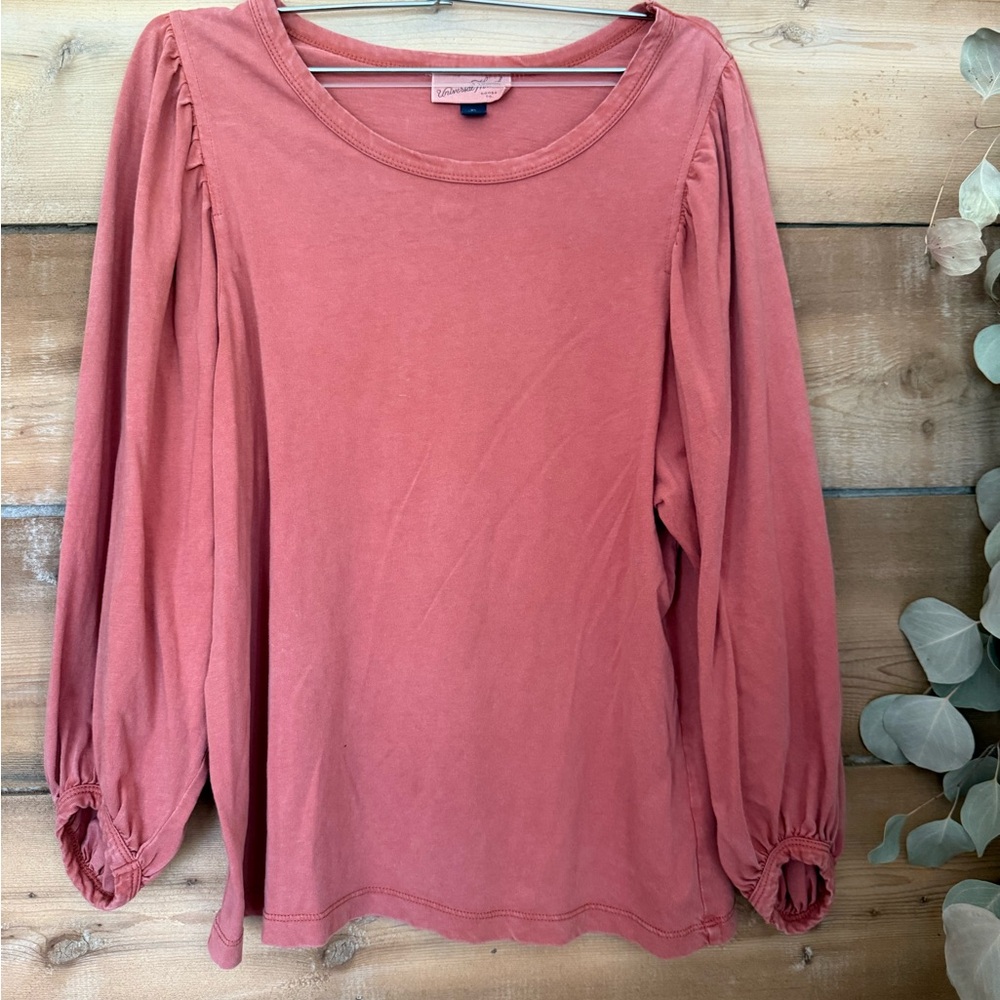 Universal Thread Women's Rust Long Sleeve Top